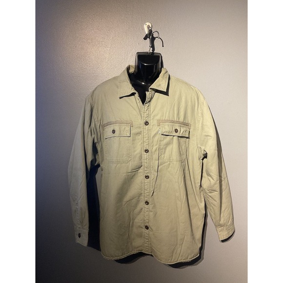 Levi's Other - Levi’s Light Green Heavy Weight Fleece Lined Button Up Shirt Mens Size XL